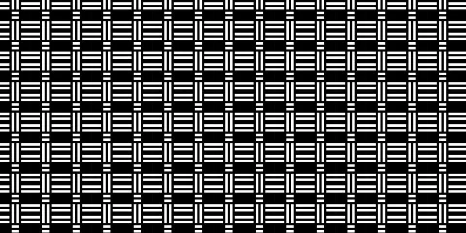 Seamless Geometric Square Lattice Pattern Background Stock Illustration