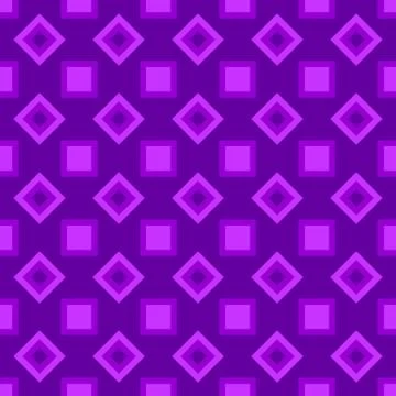 Seamless geometric square pattern background design - color vector illustration Ilustração Stock