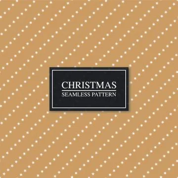 Seamless geometric star pattern - xmas design. Christmas vector elegant Illustrazione stock