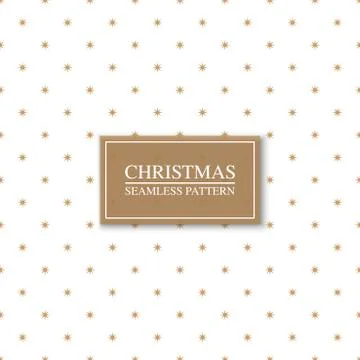 Seamless geometric star pattern - xmas design. Christmas vector elegant Illustrazione stock