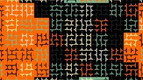 Seamless Geometric Structures Animation Procedural Background For Innovation Pro Stock Footage 332979732