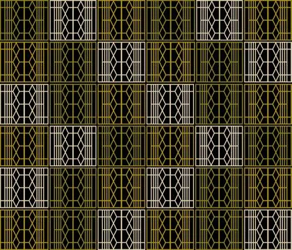 Seamless geometric stylish texture. Classic Art Deco seamless pattern. Abstra Stock-Illustration