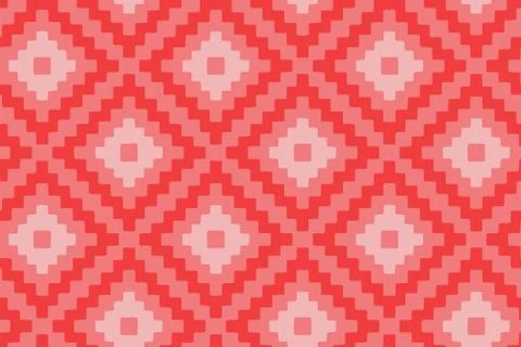 Seamless geometric texture pattern vector for decoration. Monochrome design Stock Illustration