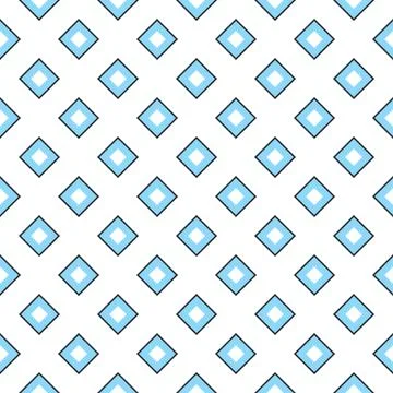 Seamless geometric texture with rhombuses Stock Illustration