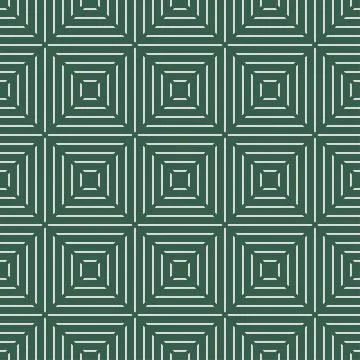 Seamless geometric tile linear pattern with hatched squares. minimalist ornat Stock-Illustration