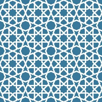 Seamless geometric tiling pattern Stock Illustration