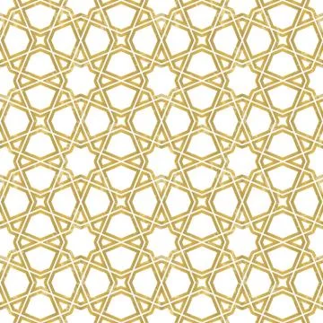 Seamless geometric tiling pattern Stock Illustration