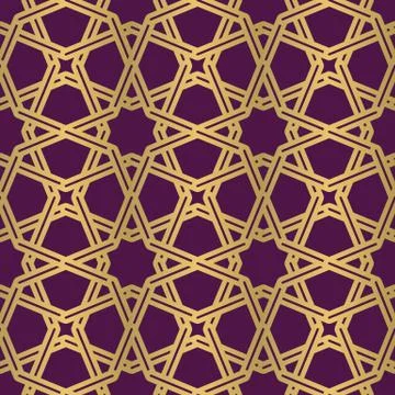 Seamless geometric tiling pattern Stock Illustration