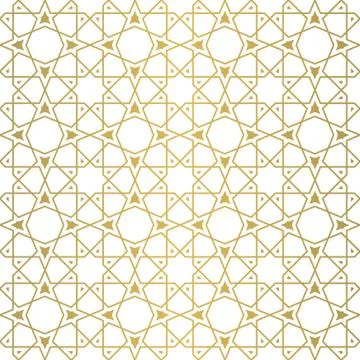 Seamless geometric tiling pattern Stock Illustration