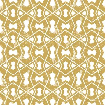 Seamless geometric tiling pattern Stock Illustration