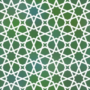 Seamless geometric tiling pattern Stock Illustration