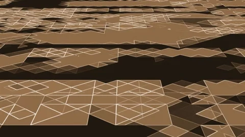 Seamless Geometric Transition Perspective Triangle Planar Texture Motion Video Video stock 300927613