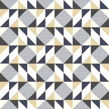 Seamless Geometric Triangle Pattern in Neutral Tones イラスト素材