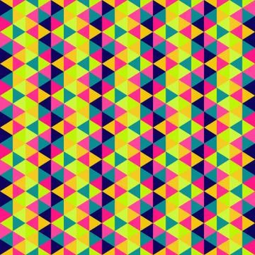 Seamless geometric triangles background. Mosaic Stock Illustration