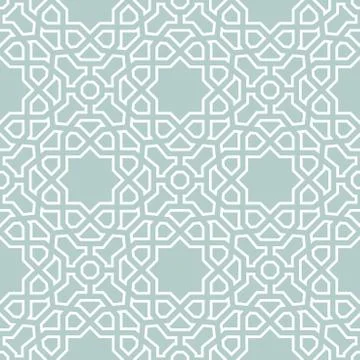 Seamless Geometric Vector Background Stock Illustration