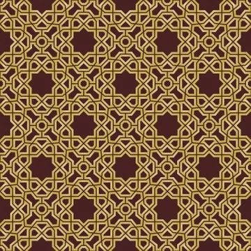 Seamless Geometric Vector Background Stock Illustration