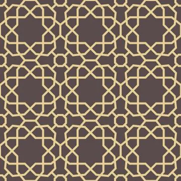 Seamless Geometric Vector Background Stock Illustration