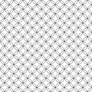 Seamless Geometric Vector Background Stock Illustration