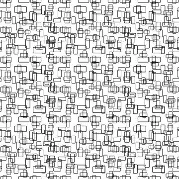 Seamless Geometric Vector Background, Modern Abstract Pattern 库存插图