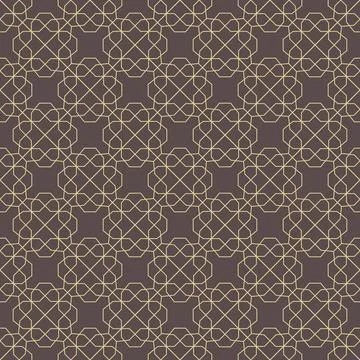 Seamless Geometric Vector Background, Modern Abstract Pattern Stock Illustration