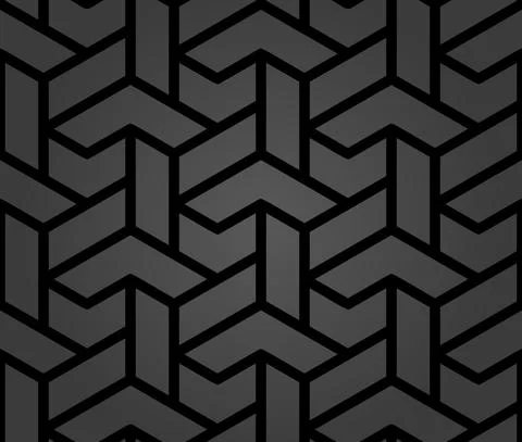 Seamless Geometric Vector Background, Modern Abstract Pattern Illustrazione stock