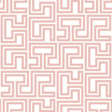 Seamless Geometric Vector Background, Modern Abstract Pattern Stock Illustration
