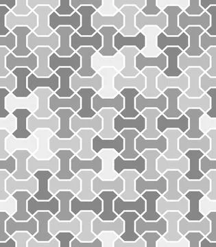 Seamless Geometric Vector Background, Modern Abstract Pattern Stock Illustration