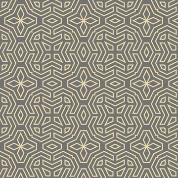 Seamless Geometric Vector Background, Modern Abstract Pattern Stock Illustration
