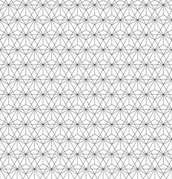 Seamless Geometric Vector Background, Modern Abstract Pattern Stock Illustration