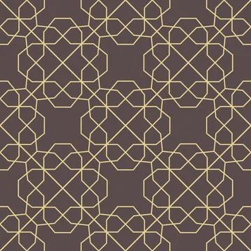 Seamless Geometric Vector Background, Modern Abstract Pattern Illustrazione stock
