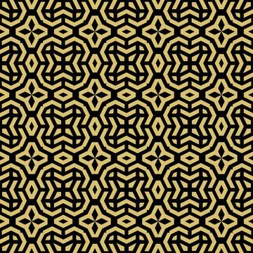 Seamless Geometric Vector Background, Modern Abstract Pattern Stock Illustration