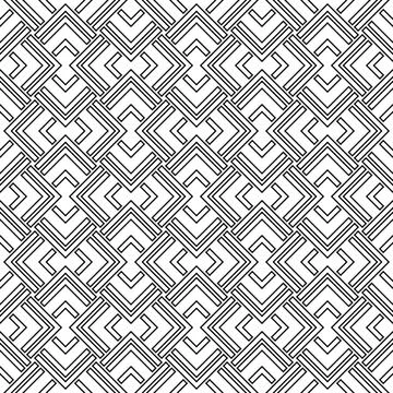 Seamless Geometric Vector Background, Modern Abstract Pattern Stock Illustration