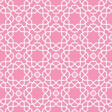Seamless Geometric Vector Background, Modern Abstract Pattern Stock Illustration