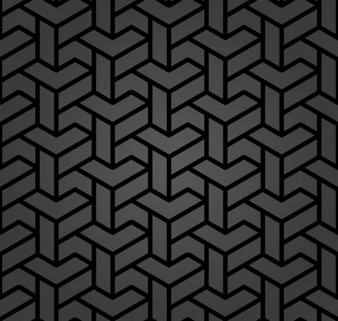 Seamless Geometric Vector Background, Modern Abstract Pattern Illustrazione stock