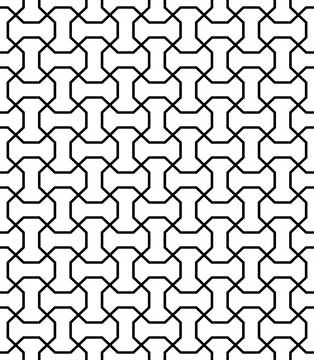 Seamless Geometric Vector Background, Modern Abstract Pattern Illustrazione stock