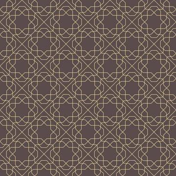 Seamless Geometric Vector Background, Modern Abstract Pattern Stock Illustration