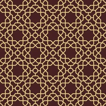 Seamless Geometric Vector Background, Modern Abstract Pattern Illustrazione stock