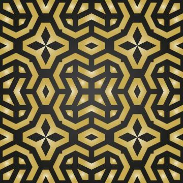 Seamless Geometric Vector Background, Modern Abstract Pattern Stockillustratie