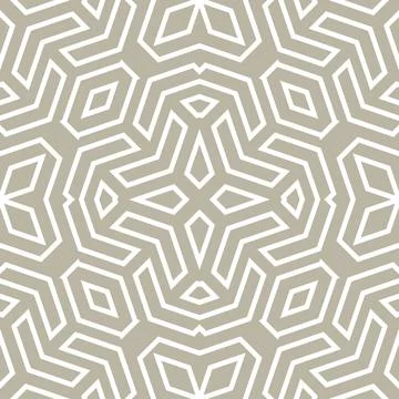 Seamless Geometric Vector Background, Modern Abstract Pattern Stock Illustration