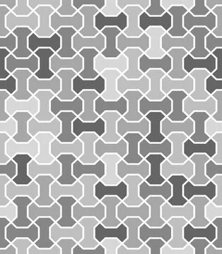 Seamless Geometric Vector Background, Modern Abstract Pattern Stock Illustration