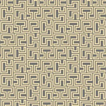 Seamless Geometric Vector Background, Modern Abstract Pattern Stock Illustration