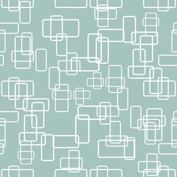 Seamless Geometric Vector Background, Modern Abstract Pattern Stock Illustration