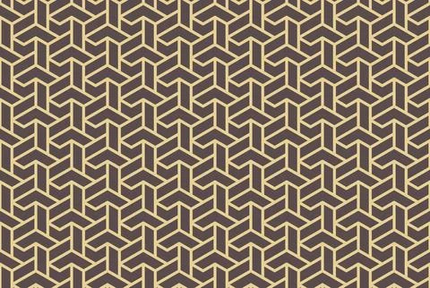 Seamless Geometric Vector Background, Modern Abstract Pattern Stock Illustration