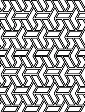 Seamless Geometric Vector Background, Modern Abstract Pattern 스톡 일러스트