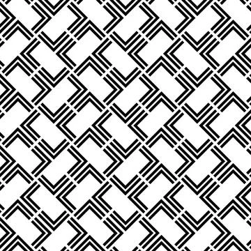 Seamless Geometric Vector Background, Modern Abstract Pattern Stock Illustration