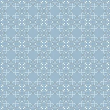Seamless Geometric Vector Background, Modern Abstract Pattern Stock Illustration