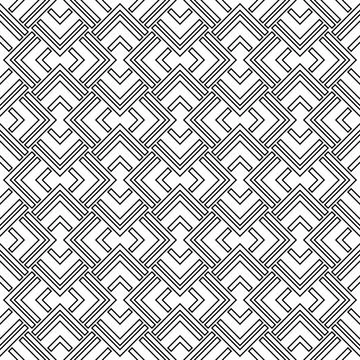 Seamless Geometric Vector Background, Modern Abstract Pattern Stock Illustration