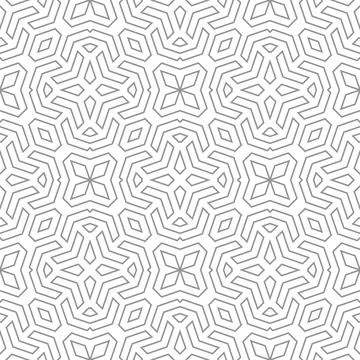 Seamless Geometric Vector Background, Modern Abstract Pattern Illustrazione stock