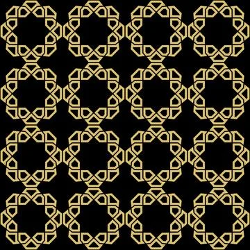 Seamless Geometric Vector Background, Modern Abstract Pattern Illustrazione stock