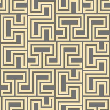 Seamless Geometric Vector Background, Modern Abstract Pattern Illustrazione stock